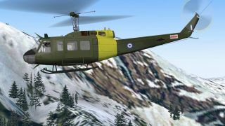 Screenshot 2 — FS2004/FS2002 Bell UH-1H Iroquois Hellinic Air Force