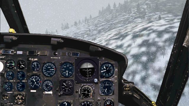 Screenshot 1 — FS2004/FS2002 Bell UH-1H Iroquois Hellinic Air Force
