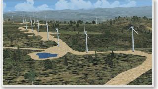 Screenshot 2 — Braganca Airfield Scenery