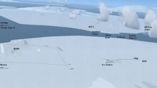Screenshot 1 — McMurdo Ice Station Scenery