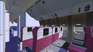 Screenshot 2 — / FS2002 Boeing 777-300ER in PS2 Colors