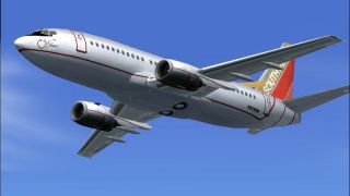 Screenshot 2 — / FS2002 FFX Boeing 737-300 Southwest Airlines 'Silver One' Photoreal livery