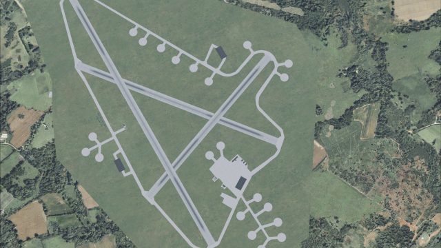 Screenshot 1 — RAF Lasham Scenery