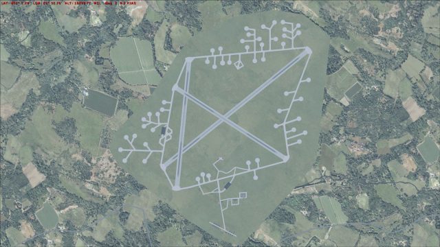 Screenshot 1 — RAF Ridgewell Scenery