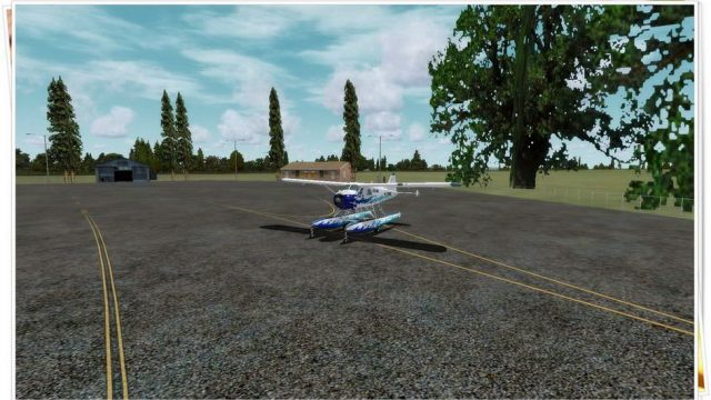 Screenshot 1 — Jack Garland Airport Scenery