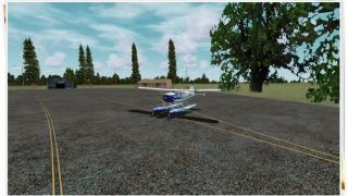 Screenshot 1 — Jack Garland Airport Scenery