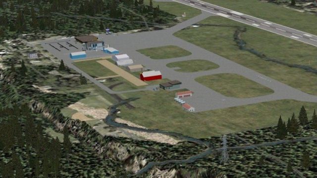 Screenshot 1 — Cranbrook Airport Scenery