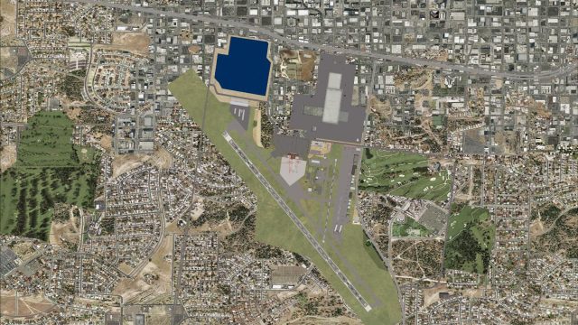 Screenshot 1 — McAllen Miller Int'l Airport Scenery