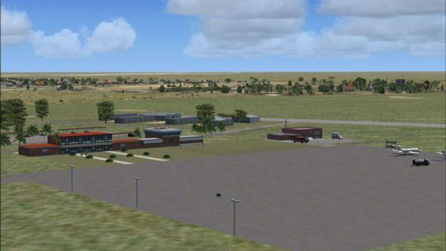 Screenshot 1 — Upington Airport Scenery