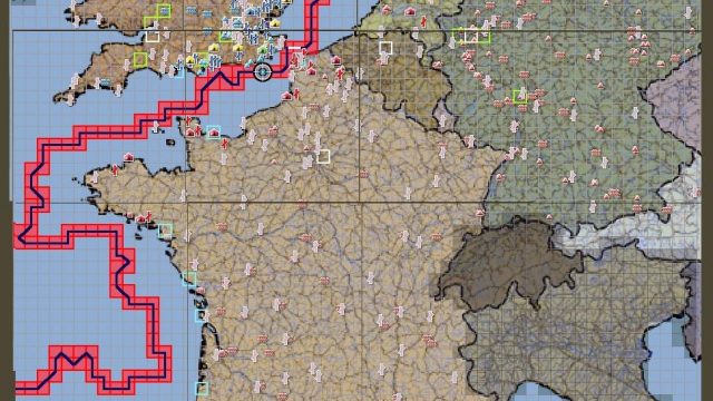 Screenshot 1 — CFS3 Tactical Map