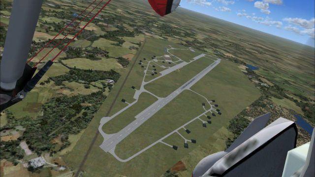 Screenshot 1 — Grossenhain Airport Scenery