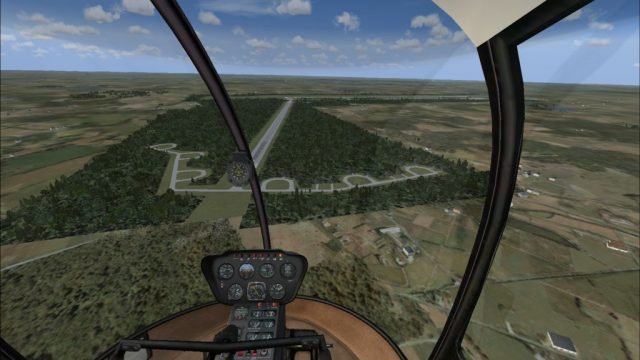 Screenshot 1 — Templin Airport Scenery