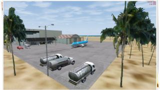 Screenshot 1 — Willemstad Airport Scenery