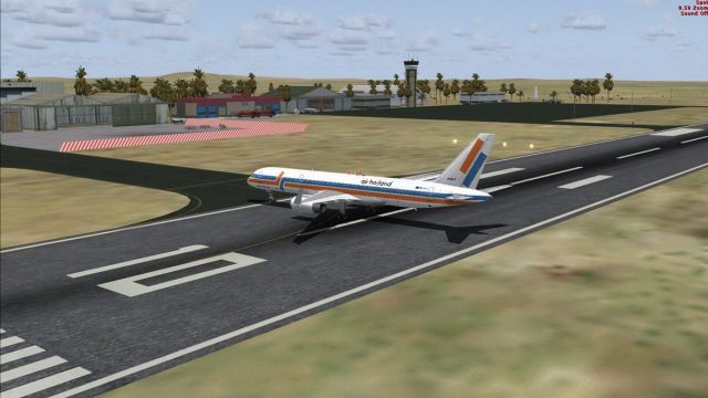 Screenshot 1 — Flamingo Airport Scenery