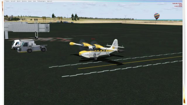 Screenshot 1 — Queen Beatrix Int'l Airport Scenery