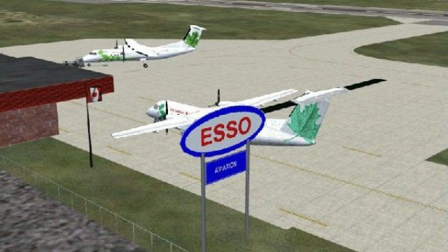 Screenshot 1 — Castlegar Airport Scenery Update