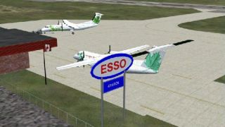 Screenshot 1 — Castlegar Airport Scenery Update