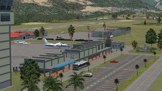 Screenshot 1 — Valera Airport Scenery