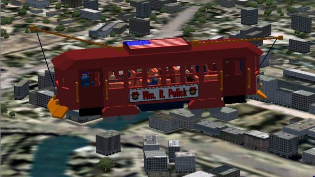 Screenshot 1 — Chicago TrolleyCopter