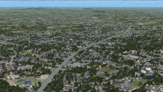 Screenshot 1 — Road Textures Scenery