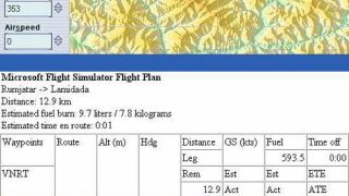 Screenshot 4 — Nepal 1 Flightplan