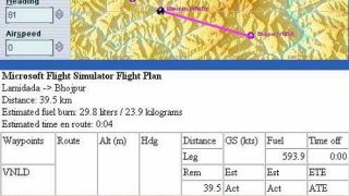 Screenshot 1 — Nepal 1 Flightplan
