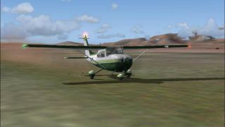 Screenshot 9 — and FS2002 EFFECTS: Nick's Prop Dust with Control Gauges