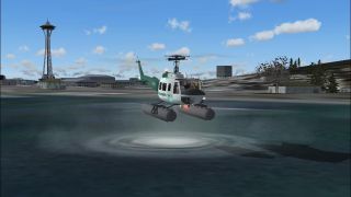 Screenshot 2 — and FS2002 EFFECTS: Nick's Prop Dust with Control Gauges