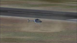 Screenshot 4 — and FS2002 EFFECTS: Nick's Prop Dust with Control Gauges