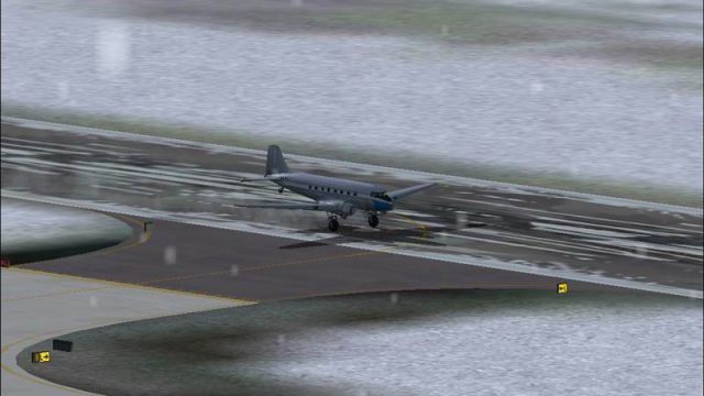 Screenshot 1 — and FS2002 EFFECTS: Nick's Prop Dust with Control Gauges