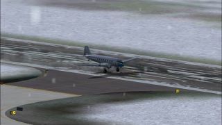 Screenshot 1 — and FS2002 EFFECTS: Nick's Prop Dust with Control Gauges