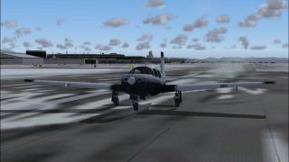 Screenshot 6 — and FS2002 EFFECTS: Nick's Prop Dust with Control Gauges