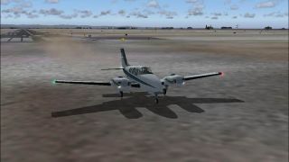Screenshot 7 — and FS2002 EFFECTS: Nick's Prop Dust with Control Gauges