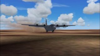 Screenshot 13 — and FS2002 EFFECTS: Nick's Prop Dust with Control Gauges