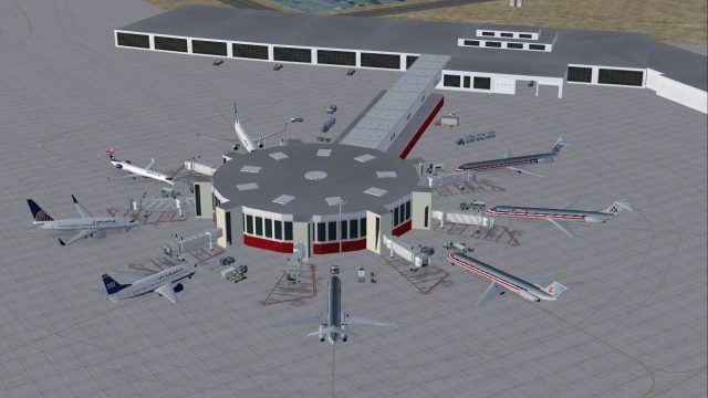 Screenshot 1 — San Antonio Int'l Airport Scenery