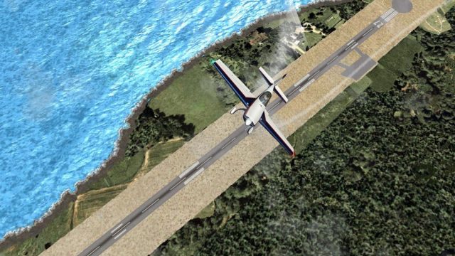 Screenshot 1 — Kasos Airport Scenery