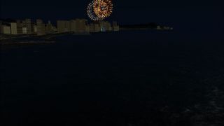 Screenshot 2 — 4th of July Fireworks Scenery