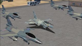 Screenshot 4 — Chania-Souda Air Base Scenery