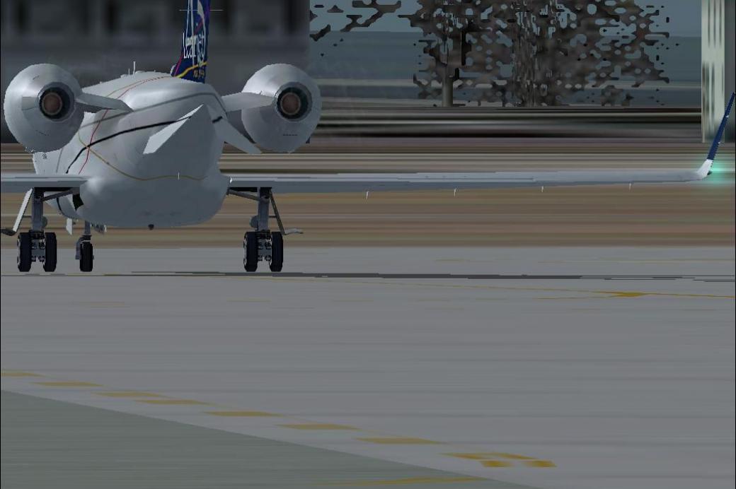 Engine Exhaust System Plus for FS2004