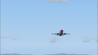 Screenshot 11 — and FS2002 FX: Nick's A-I JET Exhaust with Control Gauge