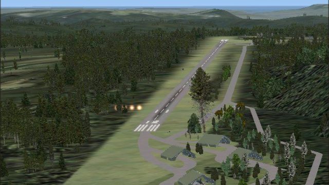 Screenshot 1 — Sattna Air Base Scenery