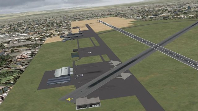 Screenshot 1 — Accra Airport Scenery