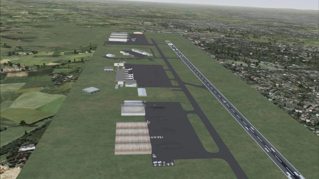 Screenshot 1 — EGNX East Midlands Airport Scenery