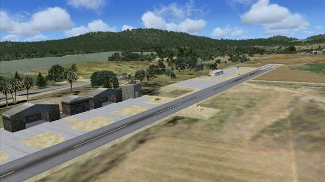 Screenshot 1 — Dalton Airstrip Scenery