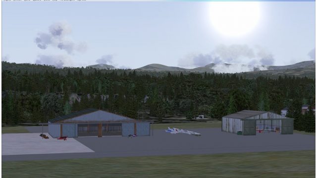 Screenshot 1 — Whitehorse International Scenery