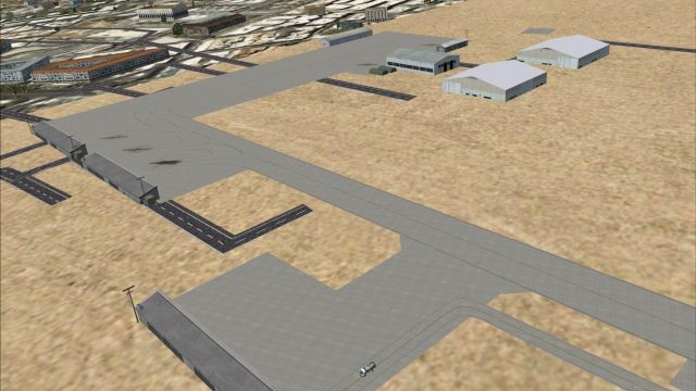 Screenshot 1 — Yoff Airport Scenery