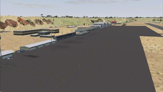 Screenshot 1 — Luanda Airport Scenery