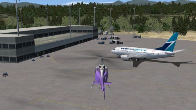 Screenshot 1 — CFB Comox Scenery