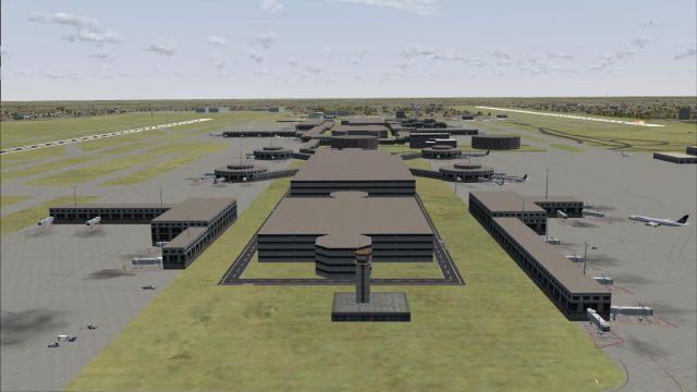 Screenshot 1 — Houston Intercontinental Airport Scenery
