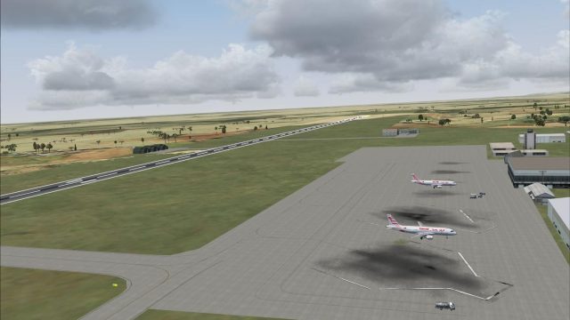 Screenshot 1 — Senou Int'l Airport Scenery
